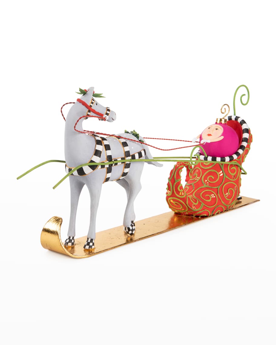 Image 1 of 1: Jingle Bells Sleigh With Shoe Figure