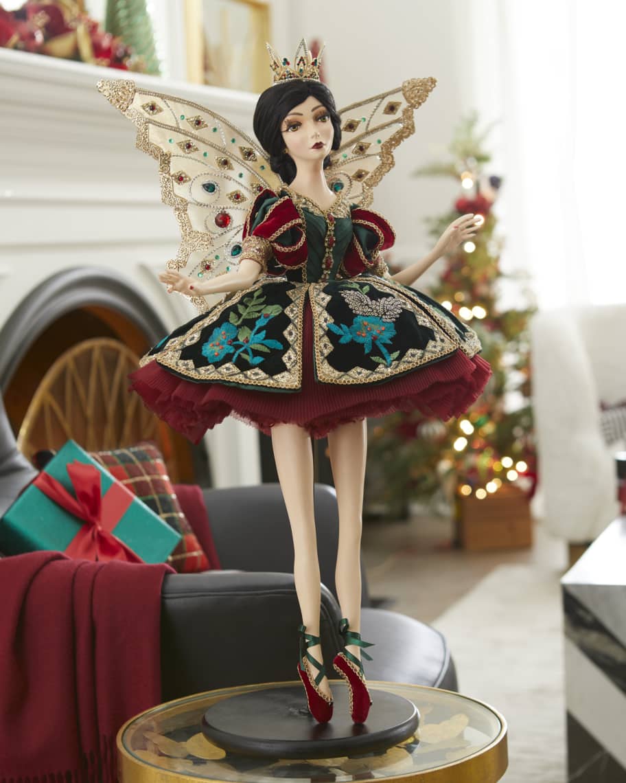 Katherine s Collection Ruby Reign Standing Fairy Ballerina Doll Horchow