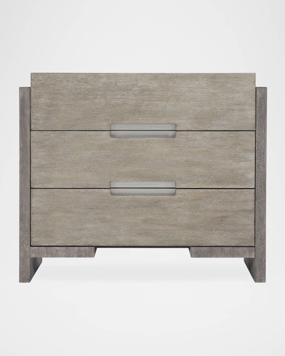 Image 2 of 3: Foundations 3 Drawer Nightstand