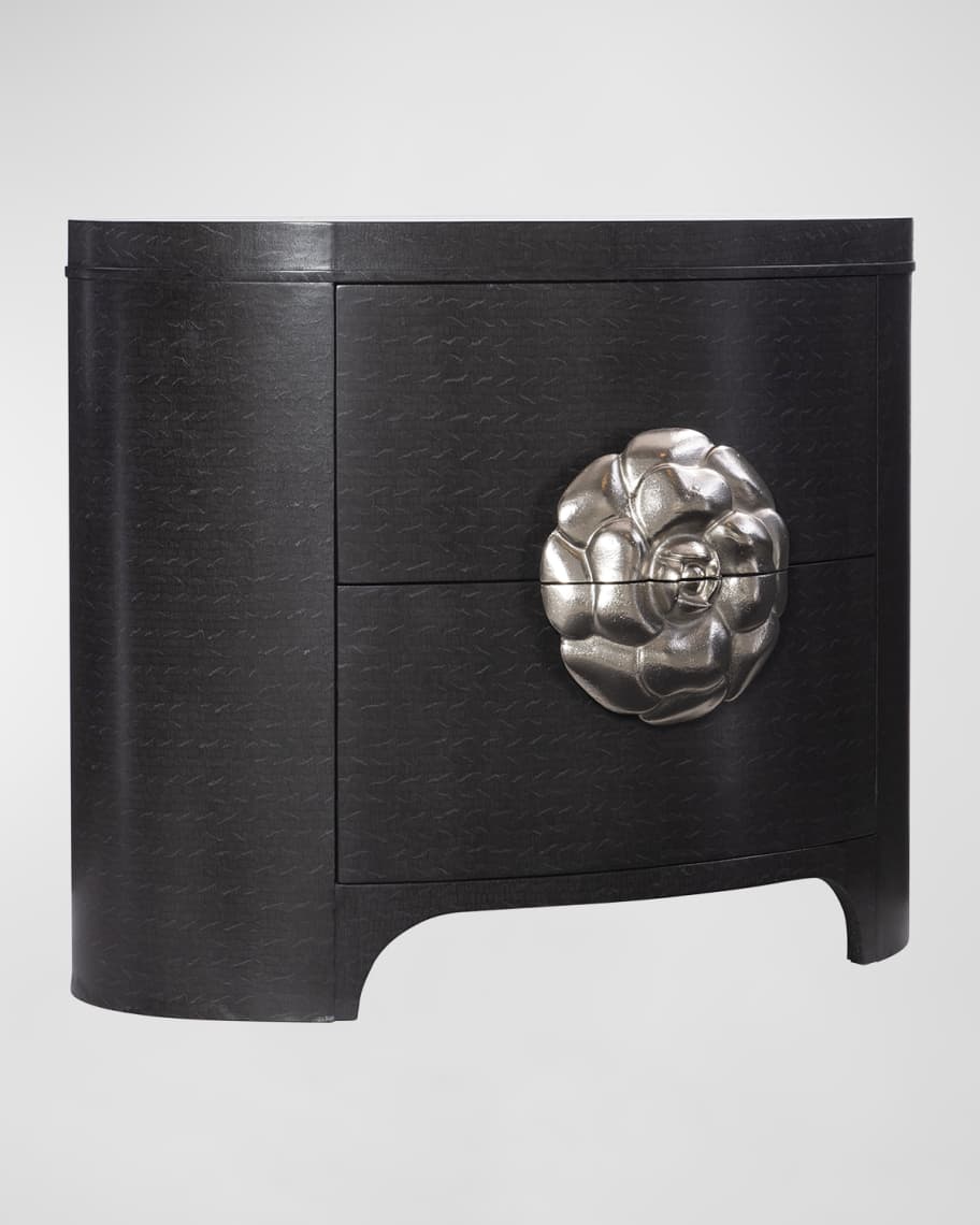 Bernhardt Silhouette Oval 2Drawer Nightstand