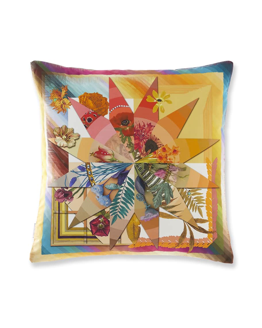 Christian Lacroix Botanic Rainbow Pillow 20" Horchow