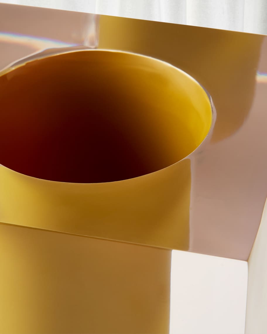 JONATHAN ADLER BEL AIR　透明な花瓶 イエロー JONATHAN ADLER BEL AIR 透明な花瓶 イエロー JONATHAN ADLER BEL AIR