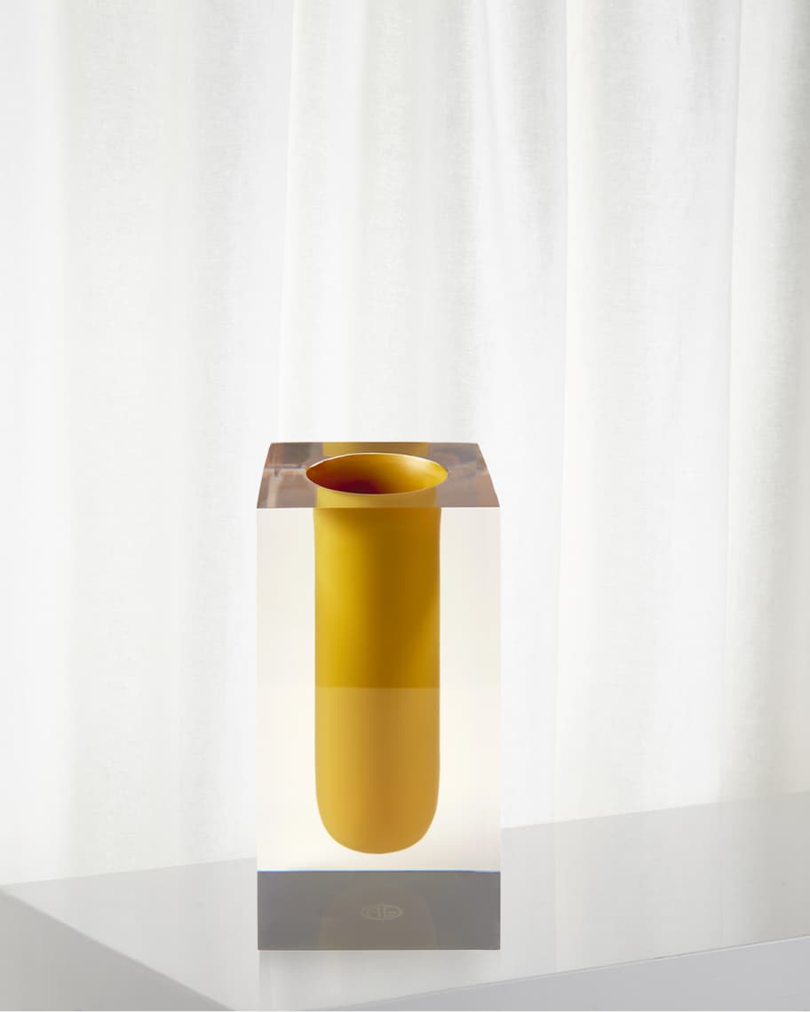 JONATHAN ADLER BEL AIR　透明な花瓶 イエロー Jonathan Adler Bel Air Test Tube Vase, Mustard | Horchow