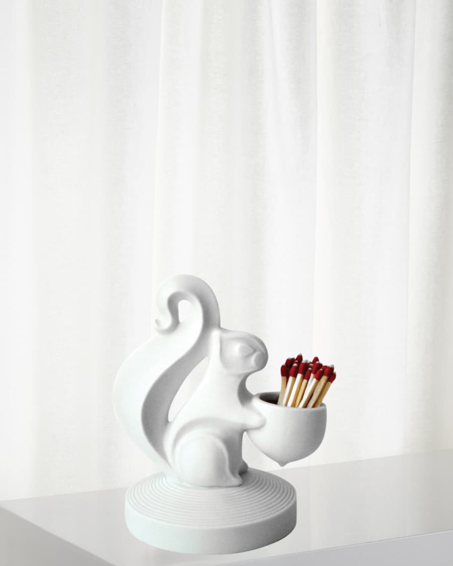 Jonathan Adler White Squirrel Match Strike | Horchow