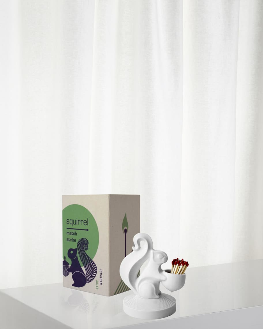 Jonathan Adler White Squirrel Match Strike | Horchow