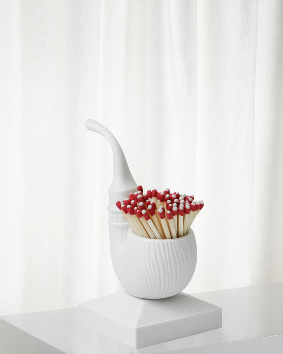 Jonathan Adler White Pipe Match Strike | Horchow