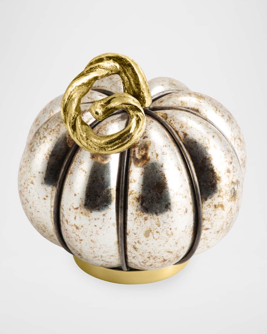 Image 2 of 5: Glass Pumpkin Decor -  Small