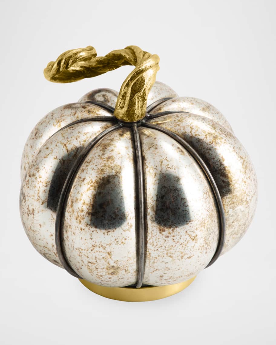 Image 3 of 5: Glass Pumpkin Decor -  Small