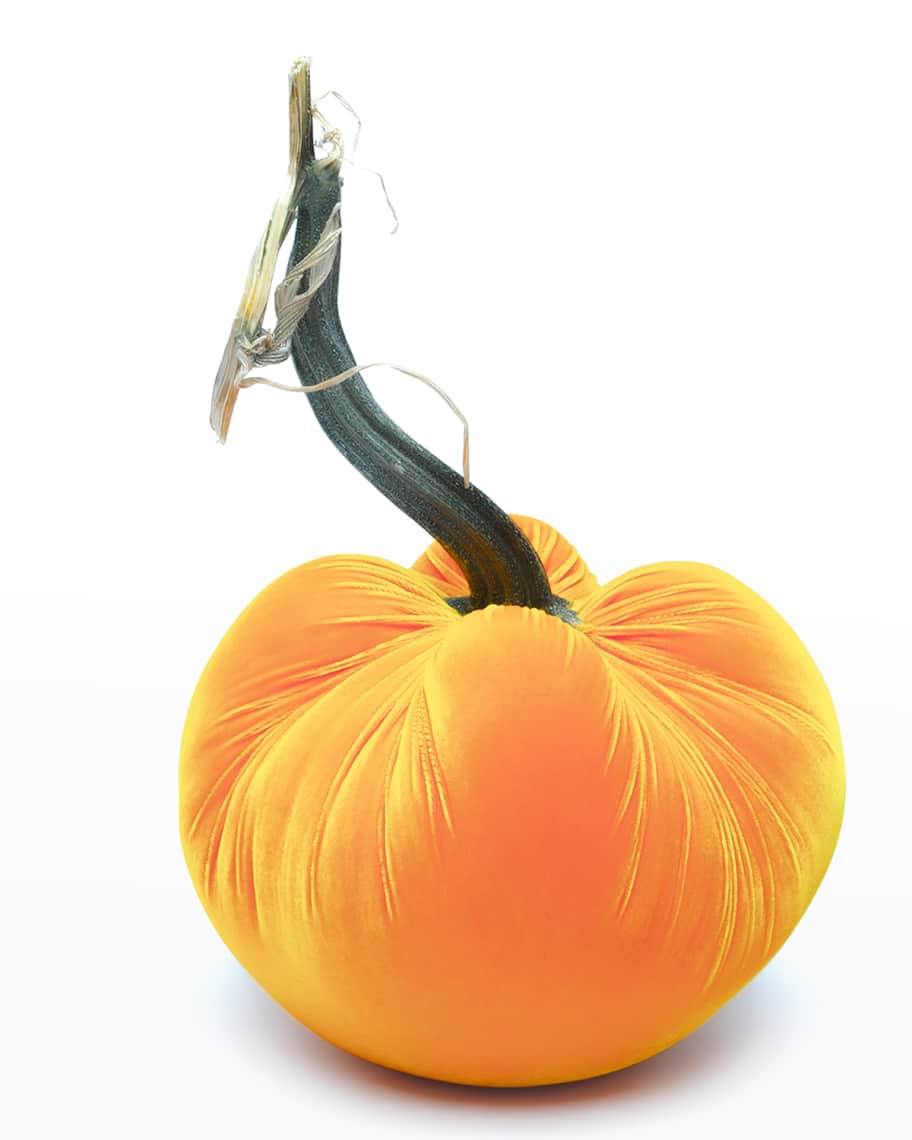 Image 1 of 1: Jumbo Velvet Pumpkin