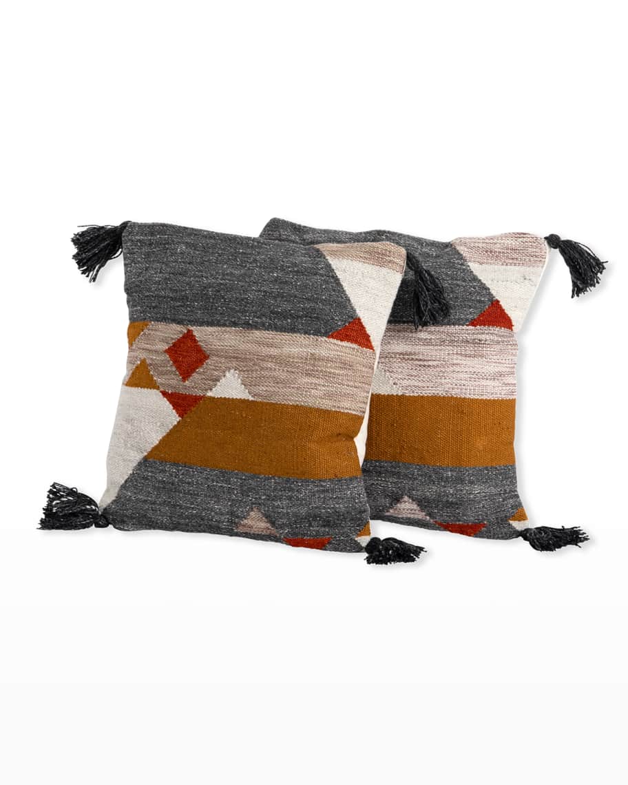 Image 2 of 2: Jada 20" Outdoor Pillows, Set of 2