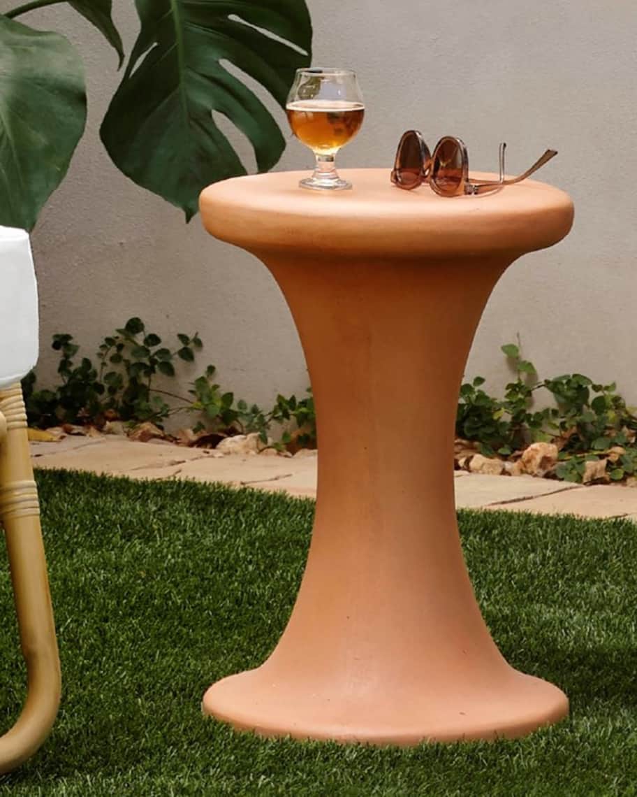 Four Hands Paulo Outdoor End Table, Terracotta Horchow