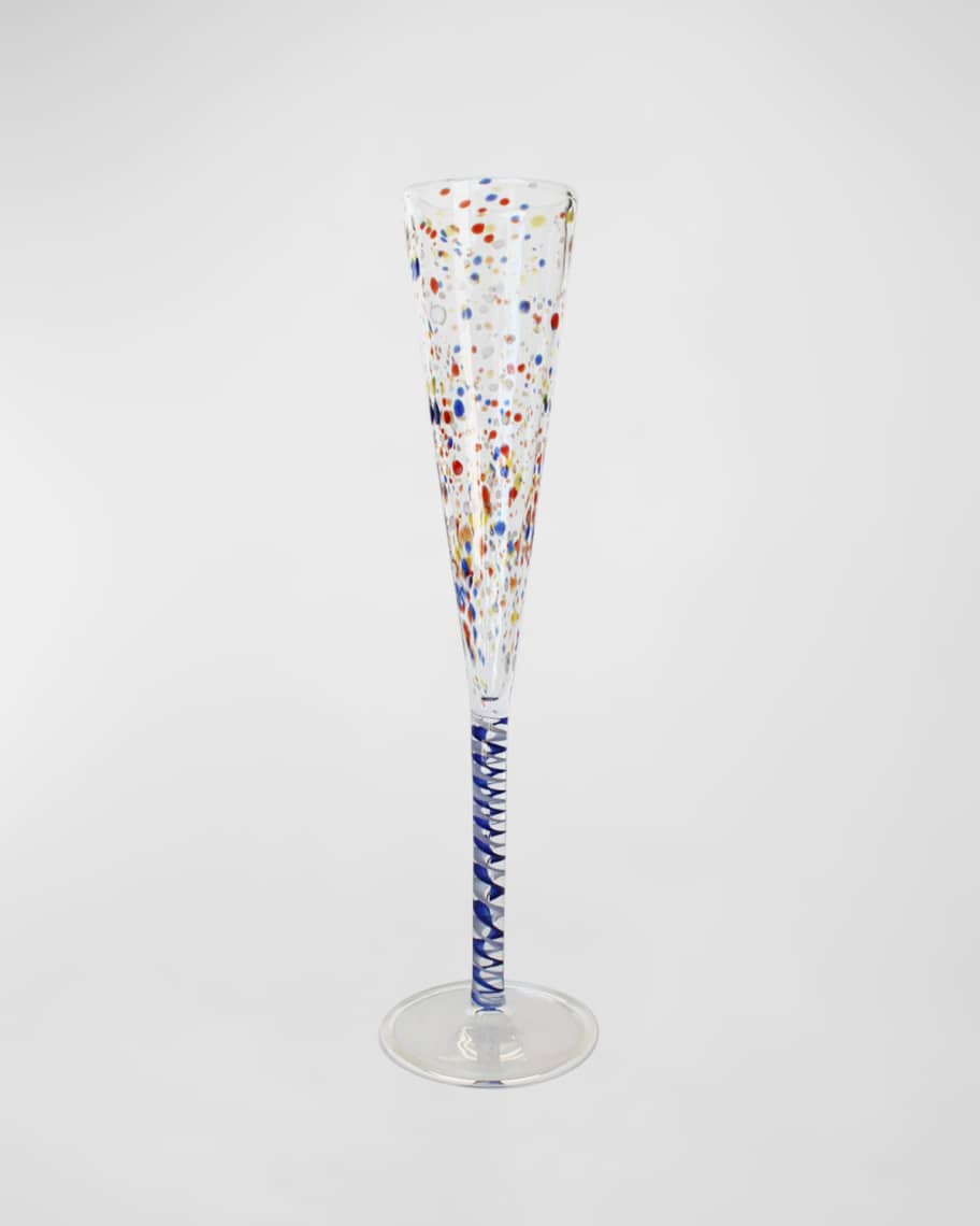 Massimo Lunardon Multicolor Champagne Flute | Horchow