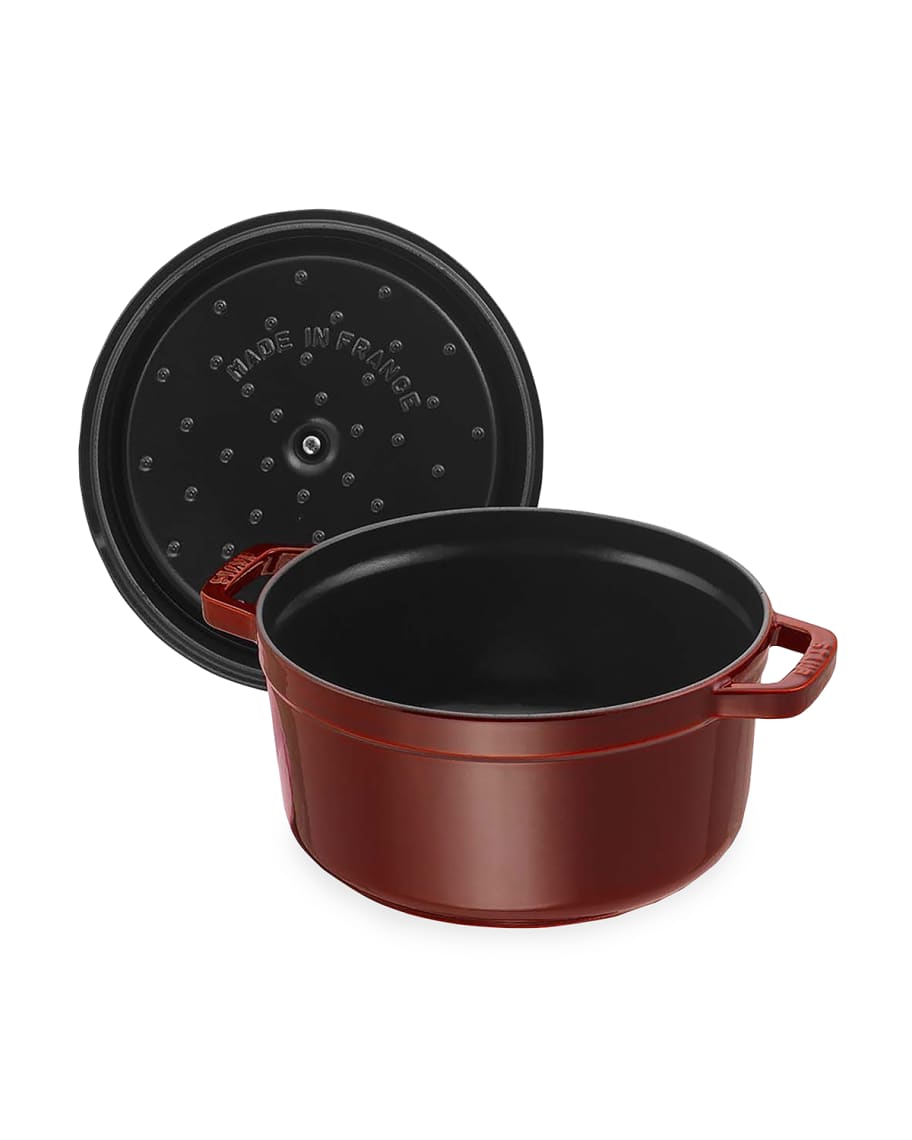 Image 3 of 5: 2.75-Qt. Cast Iron Round Cocotte