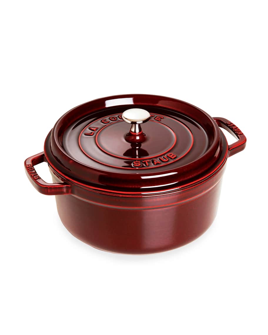 Image 1 of 5: 2.75-Qt. Cast Iron Round Cocotte