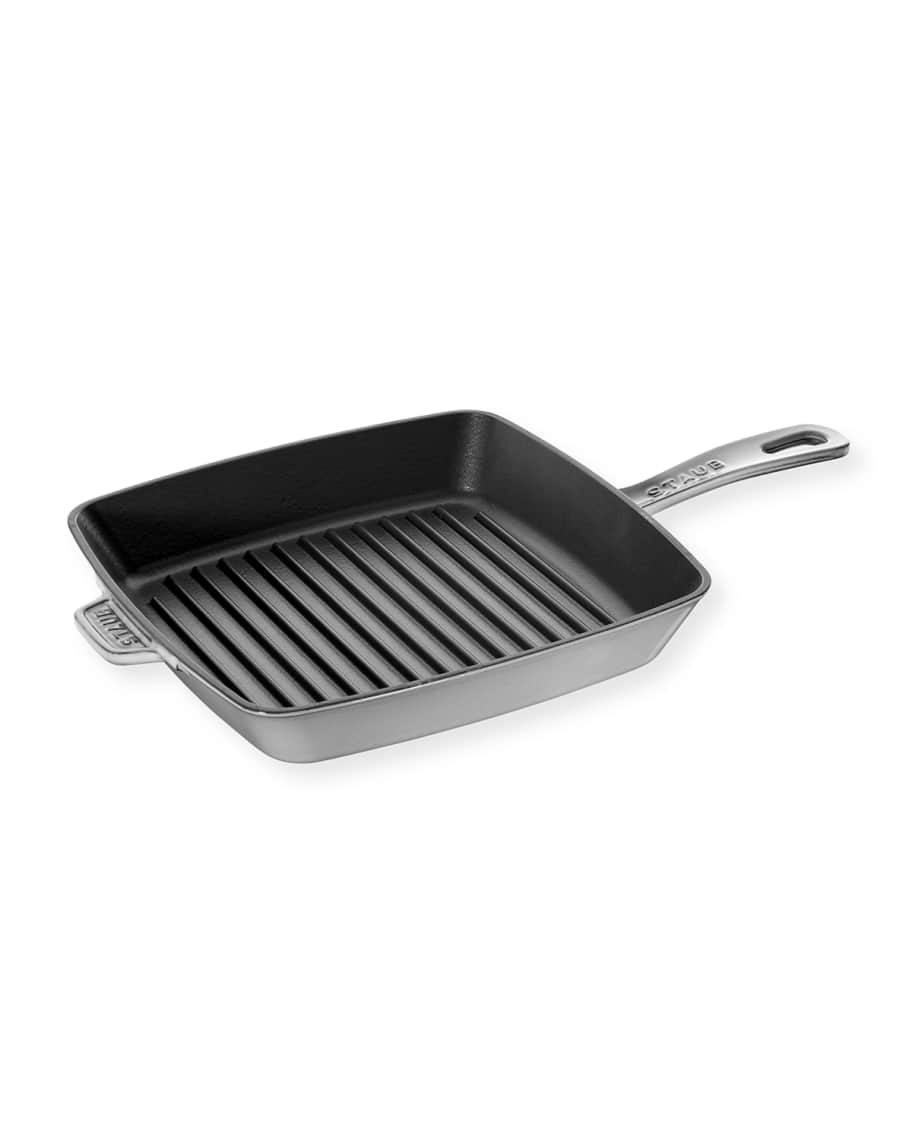 Image 1 of 4: Cast Iron 10-Inch Square Grill Pan