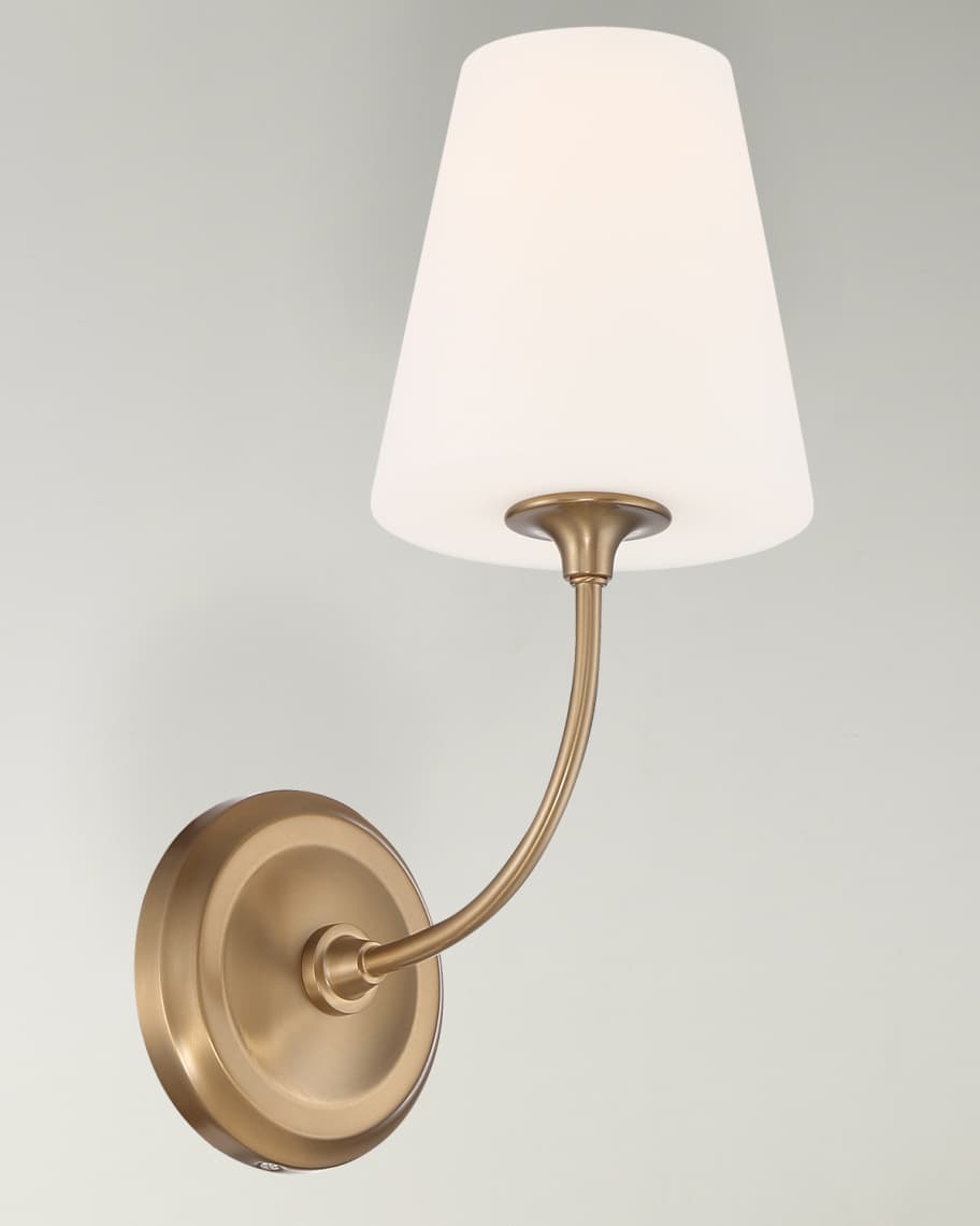 Image 2 of 2: Sylvan 1-Light Vibrant Gold Wall Mount