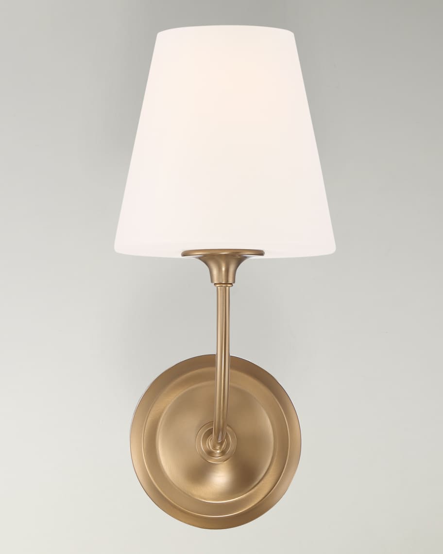 Image 1 of 2: Sylvan 1-Light Vibrant Gold Wall Mount