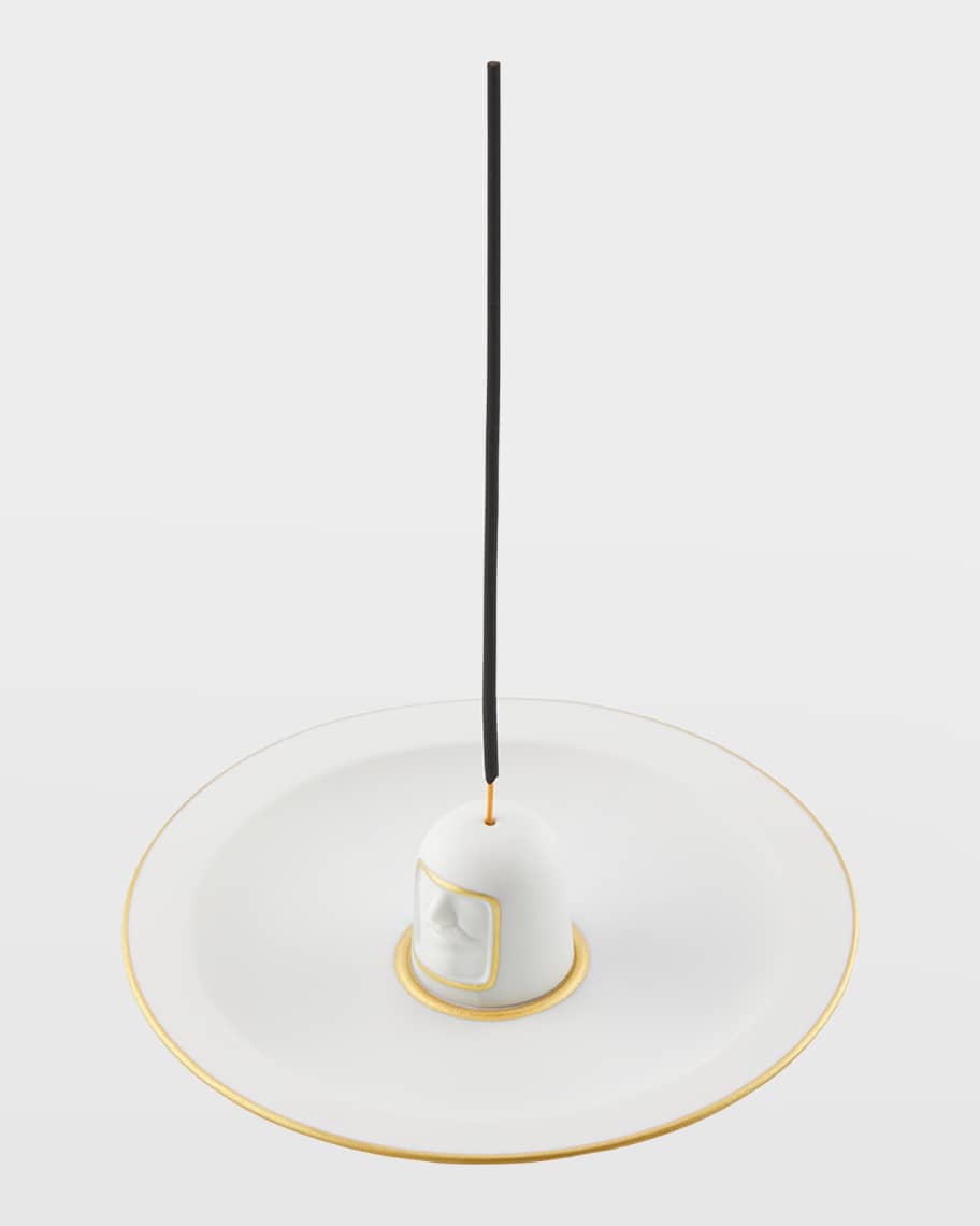 Image 1 of 1: LCDC Il Frate and Black Stone Incense Burner