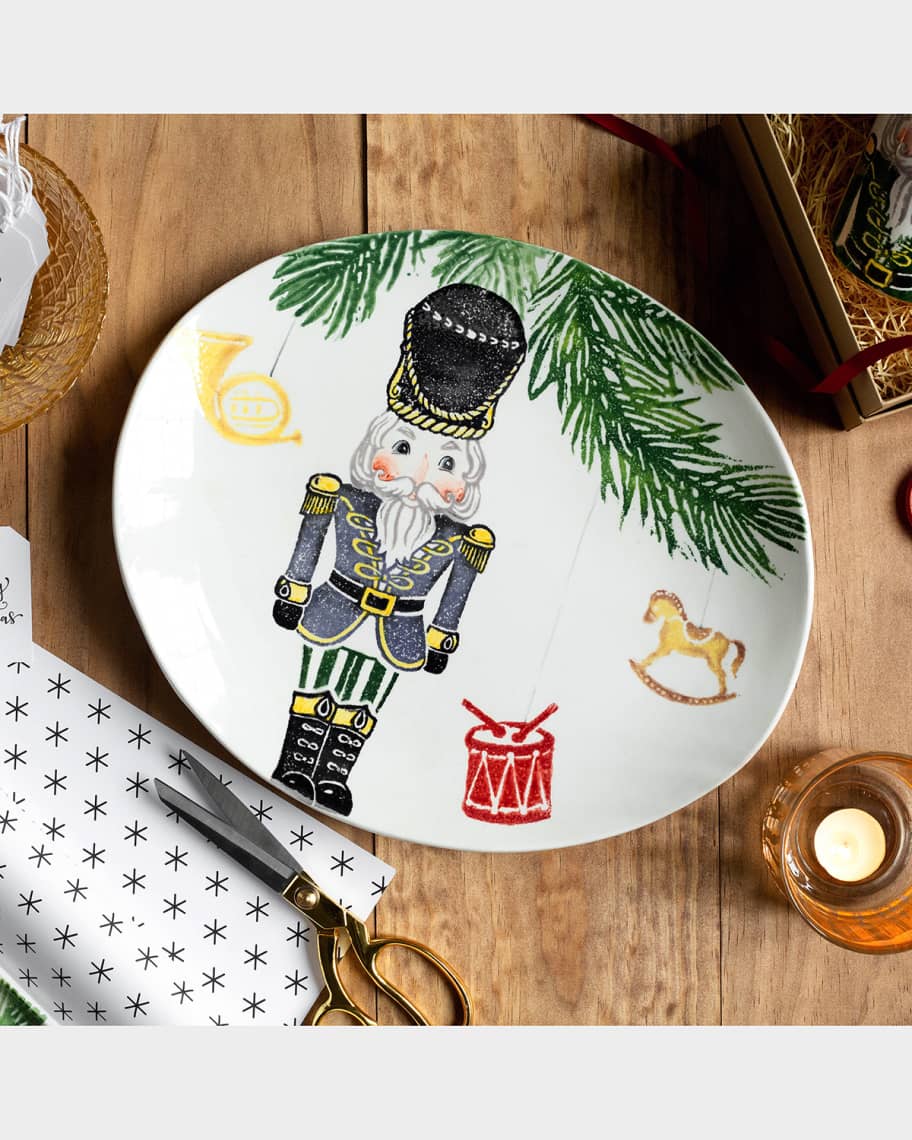 Image 2 of 2: Nutcrackers Medium Oval Platter