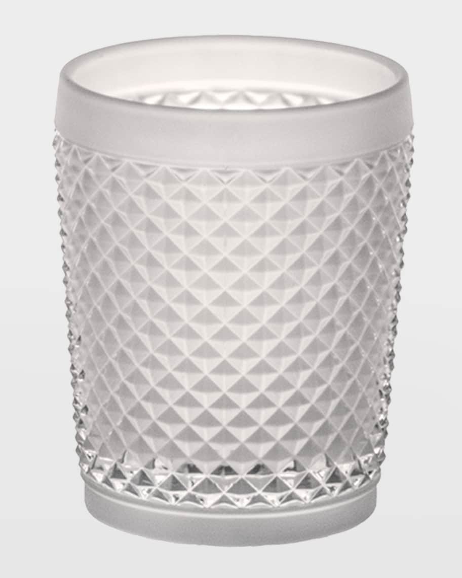 Image 1 of 1: Bicos White Frost Lowball Glass