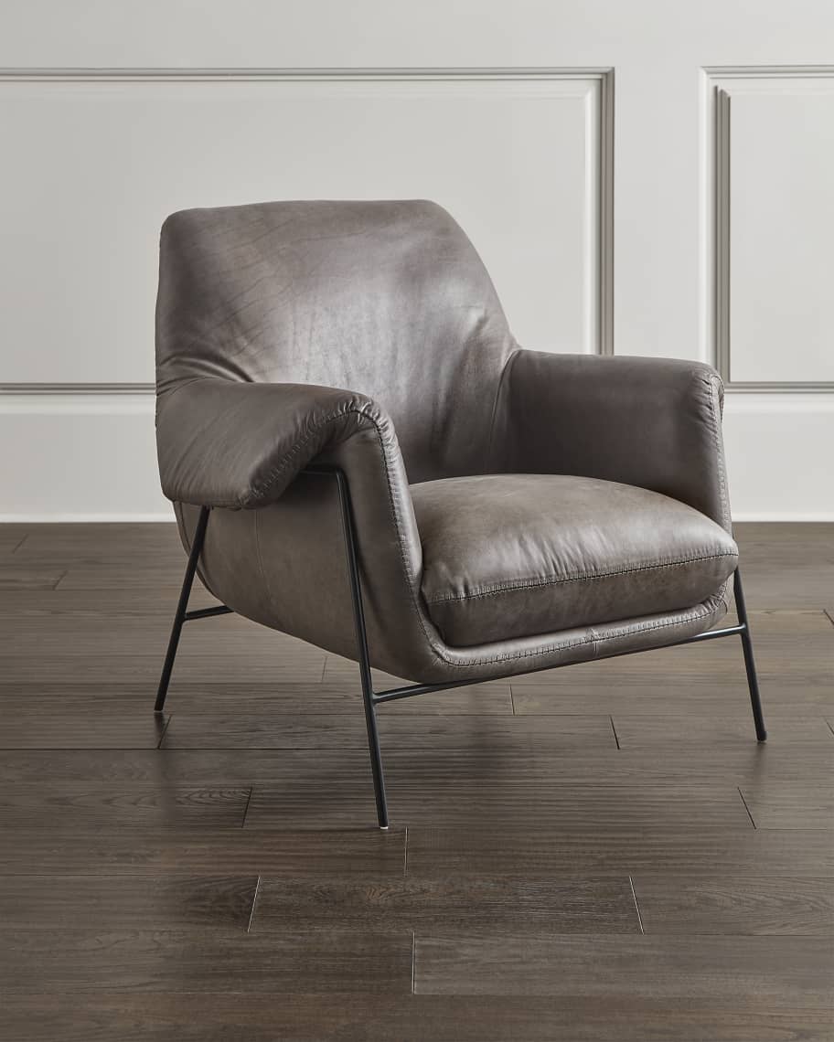 Metal club best sale chair