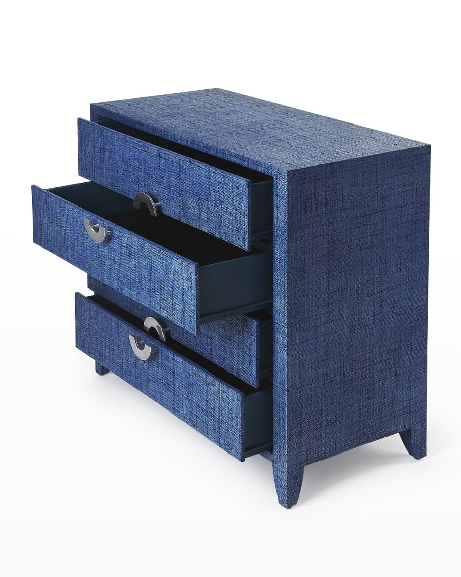 Image 2 of 5: Raffia 4 Drawer Accent Chest