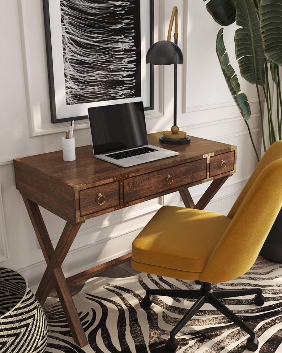 Image 2 of 4: Francine Writing Desk