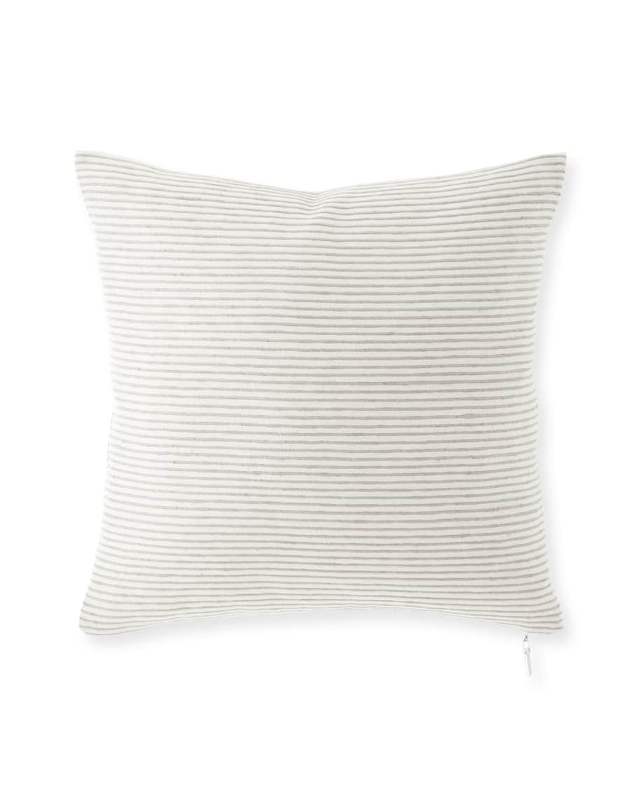 NEW Custom Ralph Lauren Driver Stripe Accent Pillow White Piping