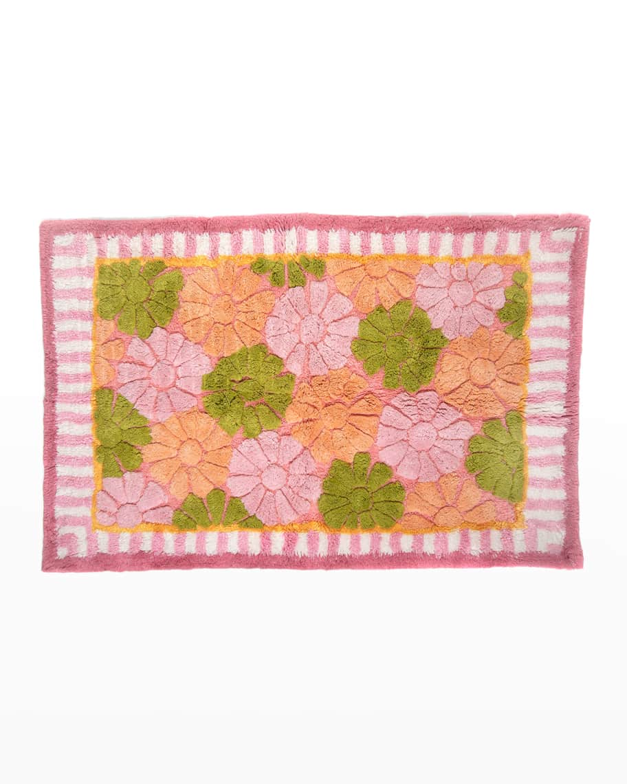 MacKenzieChilds Grapefruit Twist Bath Rug Horchow