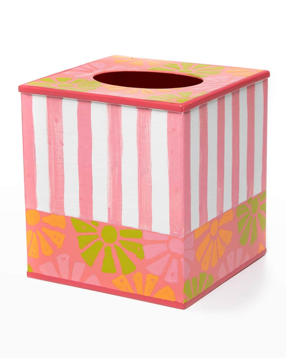 MacKenzieChilds Grapefruit Twist Boutique Tissue Box Cover Horchow