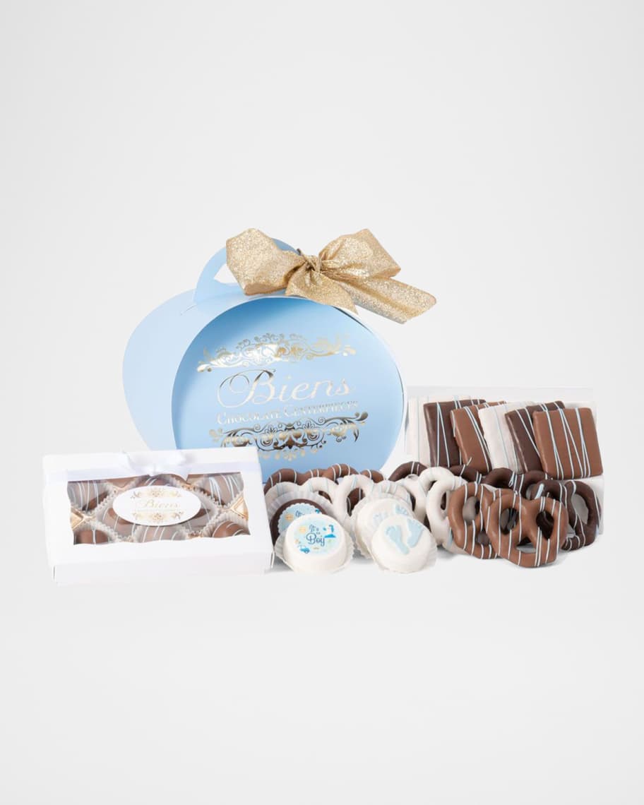 Image 1 of 1: Baby Large Tulip Box - Light Blue