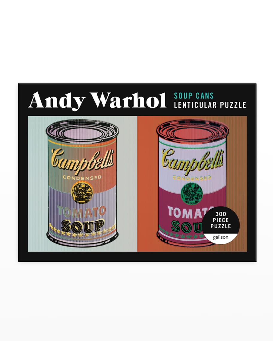 Image 2 of 5: Andy Warhol 300-Piece Lenticular Puzzle Bundle