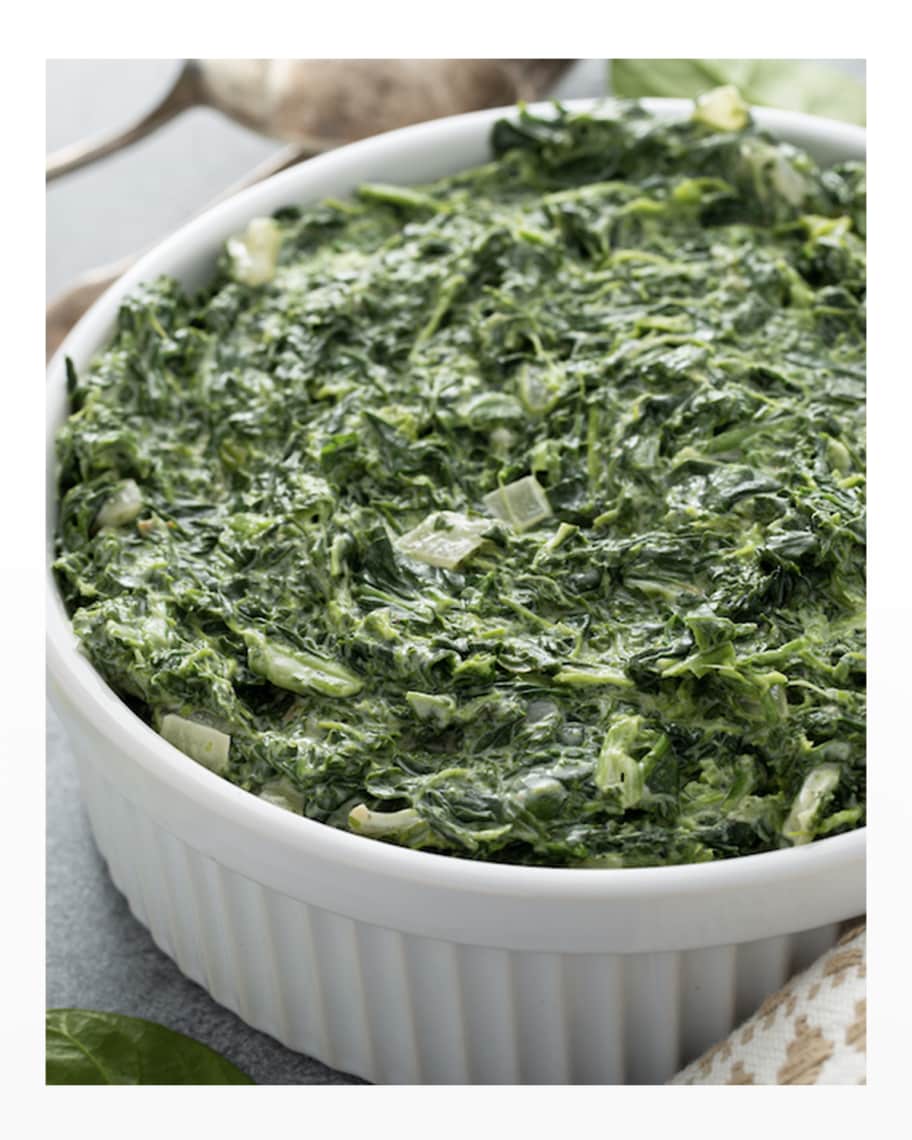 Image 1 of 1: Spinach Madeleine with Smoked Gouda Cheese, Serves 4-6