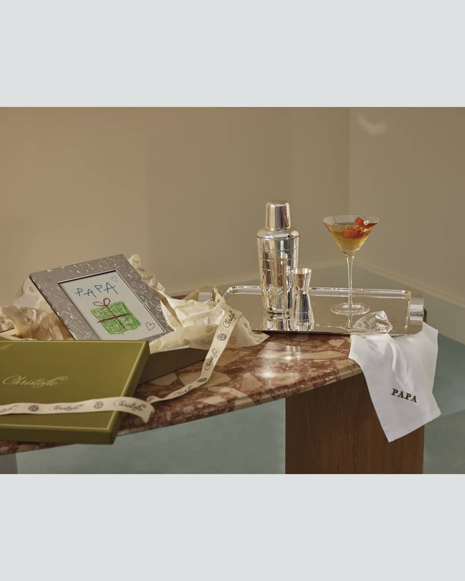Image 2 of 5: Graphik Silver-Plated Cocktail Shaker