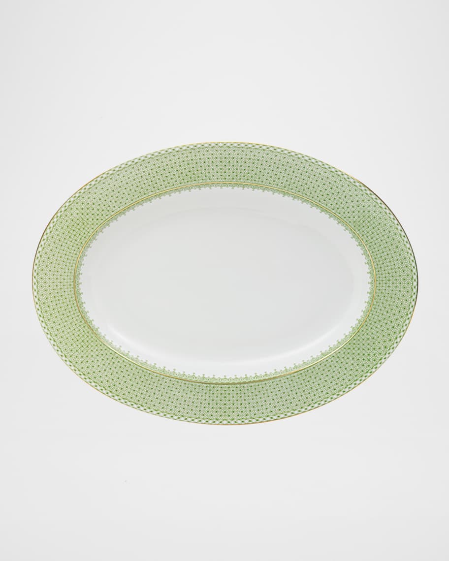 Image 1 of 1: Apple Lace Oval Platter