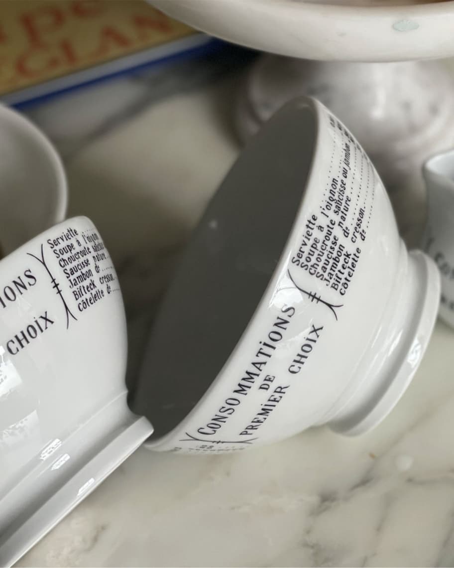 Image 2 of 2: Brasserie Set Of 4 Cafe Au Lait Bowls - 5.5" Diam., 13 Oz.
