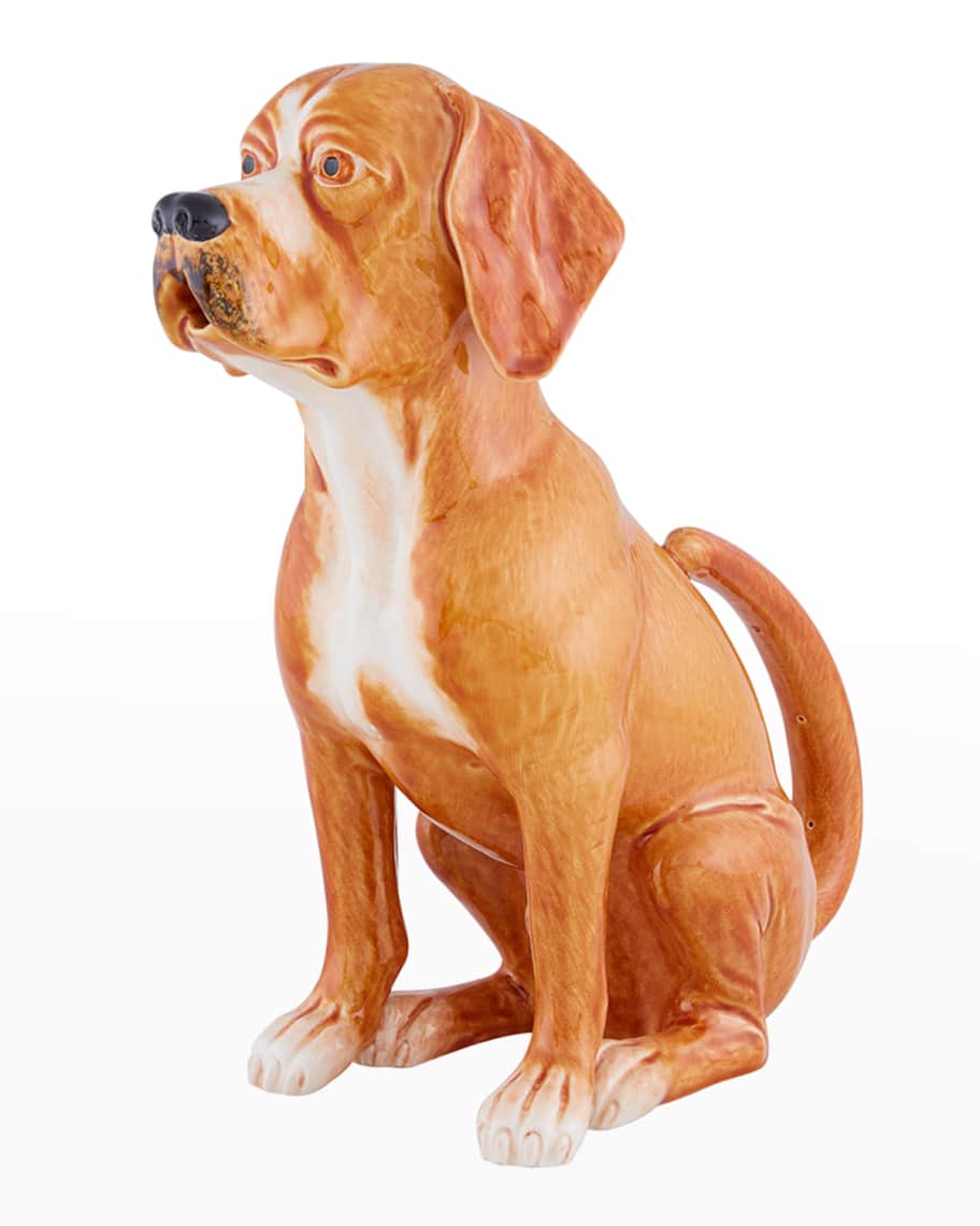 Image 1 of 1: Brown Brown Dog Pitcher