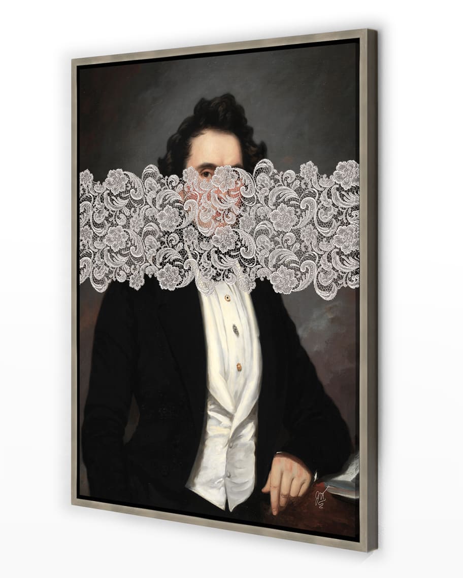 Image 3 of 3: "Behind The Veil I" Giclee on Canvas Wall Art