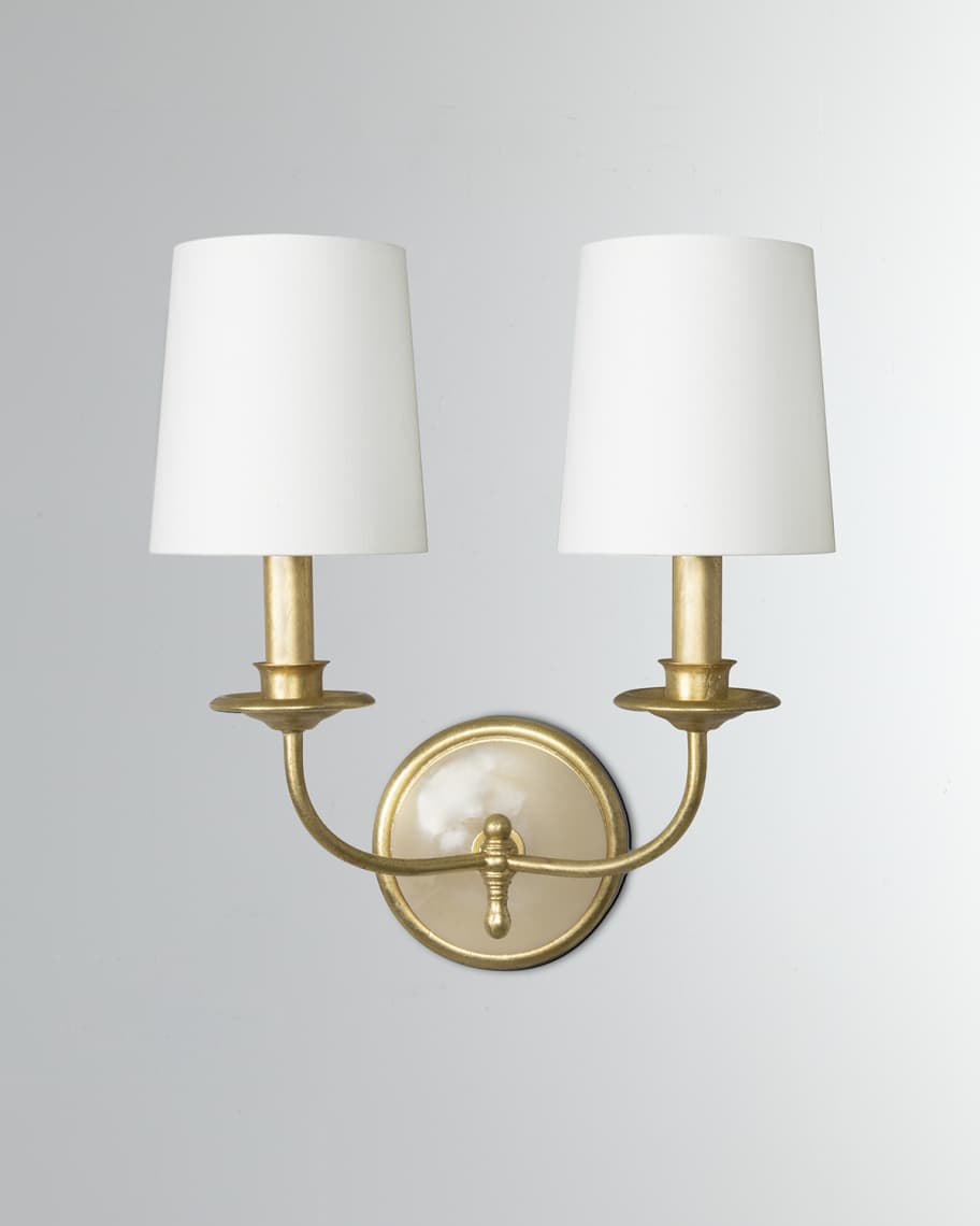 Image 1 of 1: Fisher Double Sconce