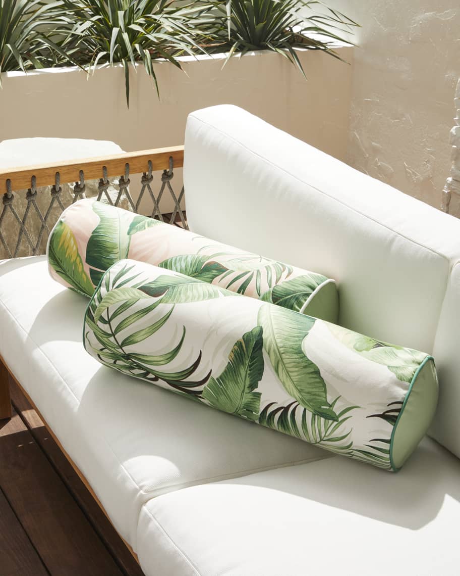Banana leaf throw pillow cheap