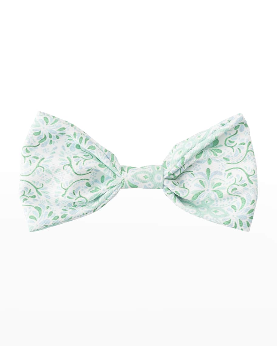 Image 1 of 1: Iberian Sage Bow Tie Slide-on Dog Collar Accessory