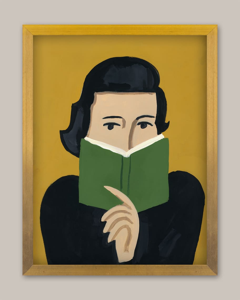 Grand Image Home Betty In A Book' Framed Wall Art