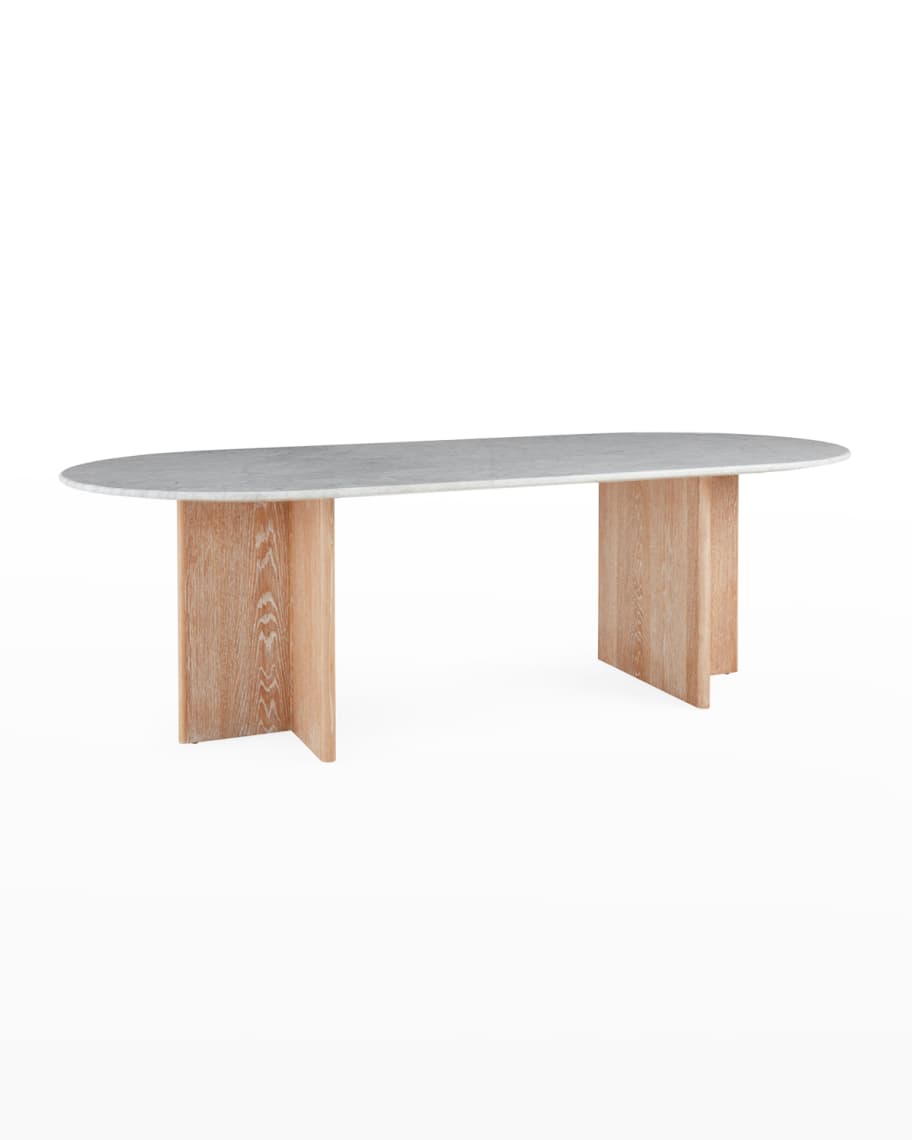 Image 2 of 2: Kit Brussels T-Base Dining Table