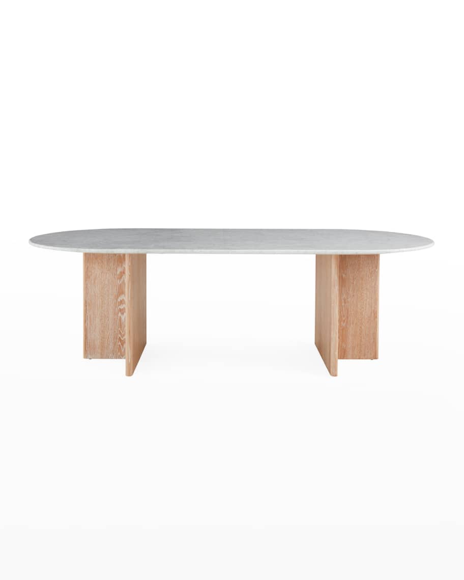 Image 1 of 2: Kit Brussels T-Base Dining Table