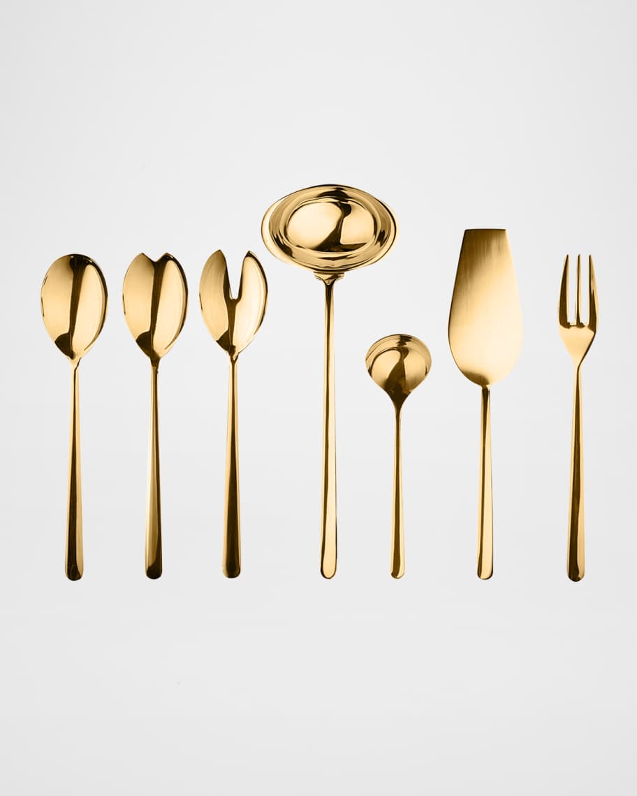 Image 1 of 1: Full Serving Set 7Pcs  Linea Oro