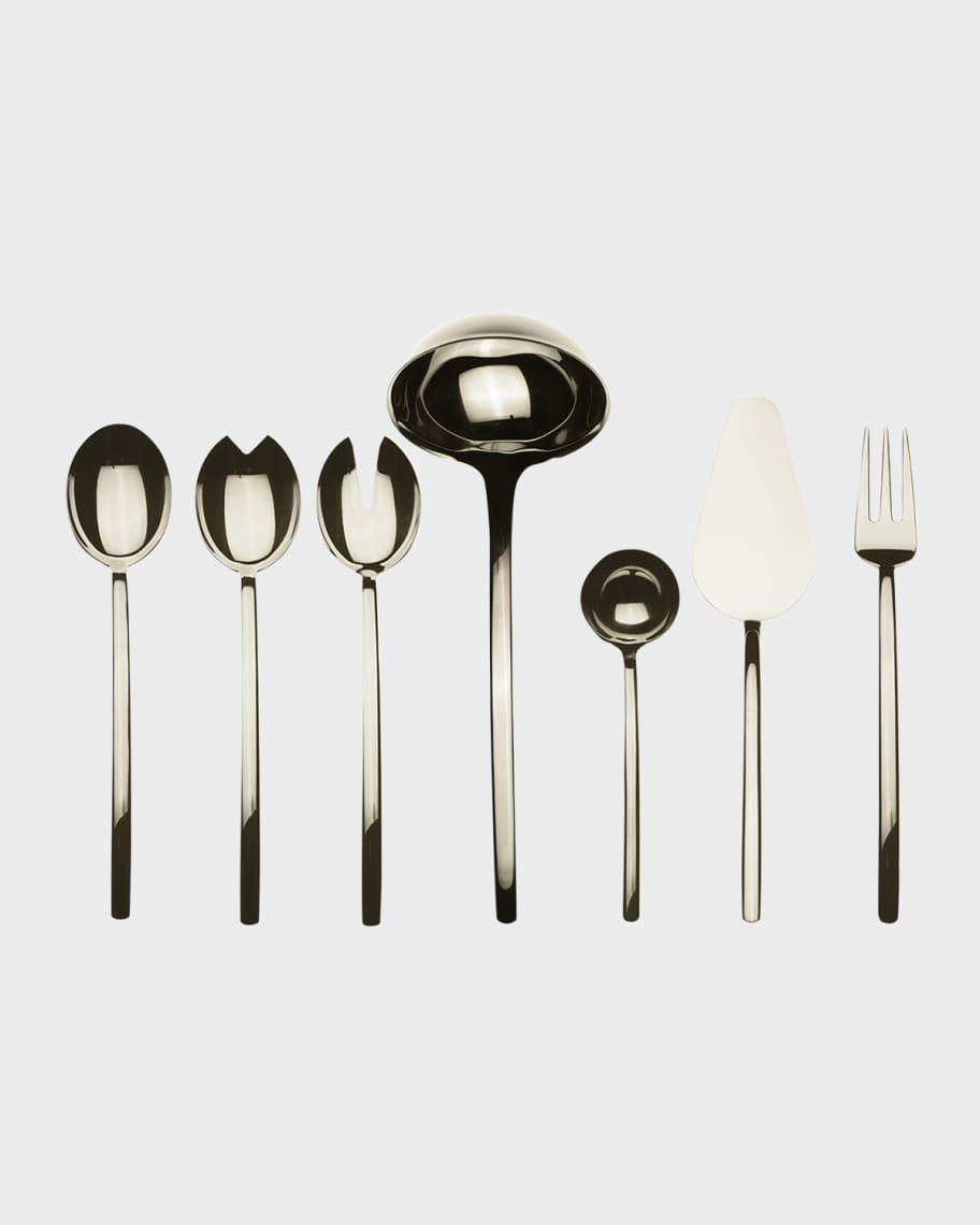Image 1 of 1: Champagne 7-Piece Full Serving Set
