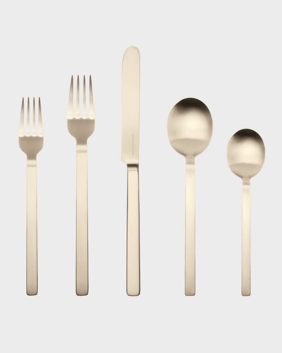 Image 1 of 1: Stile Champagne 20-Piece Cutlery Set