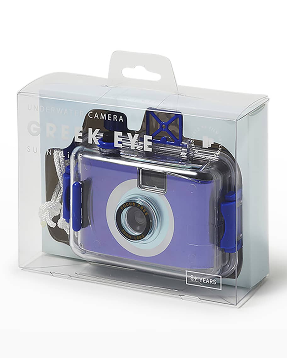 Sunnylife Underwater Greek Eye Blue Camera Horchow
