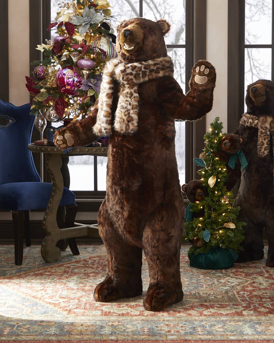 Ditz Designs By The Hen House Christmas Cinnamon Standing Bear 58
