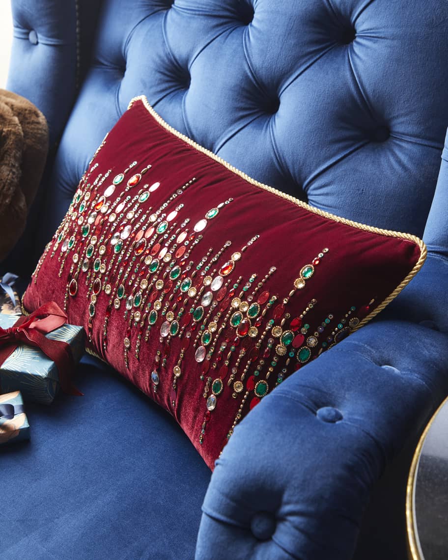 Kim Seybert Christmas Traditions Pillow Horchow
